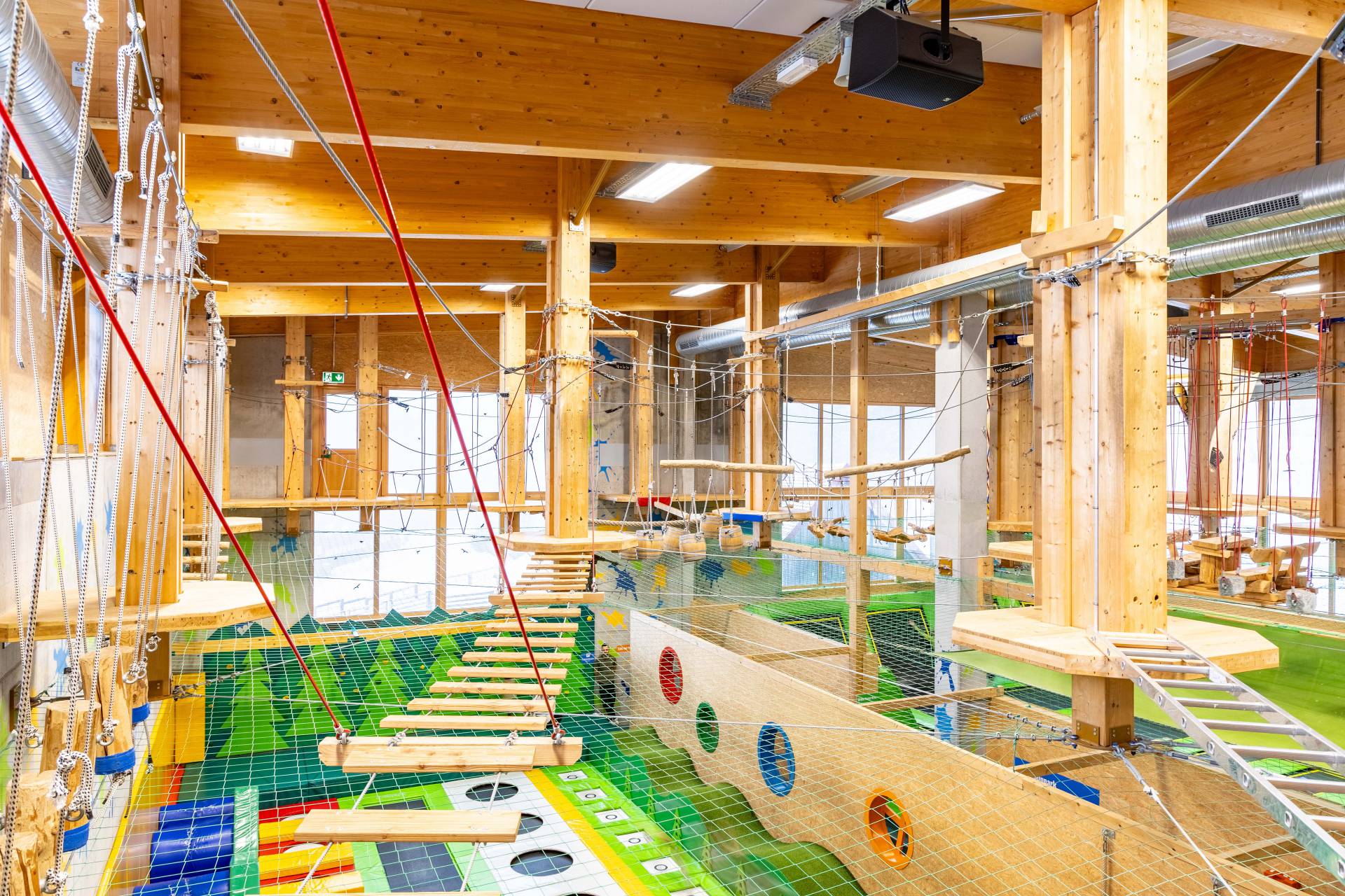 Der Kletterpark in der Fundorena