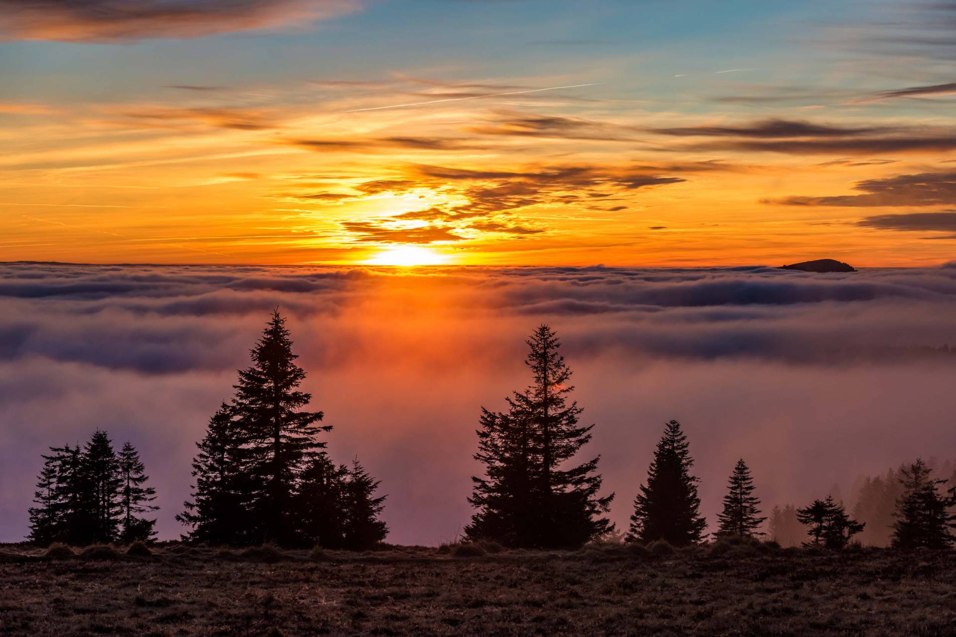 Sonnenaufgang am Feldberg