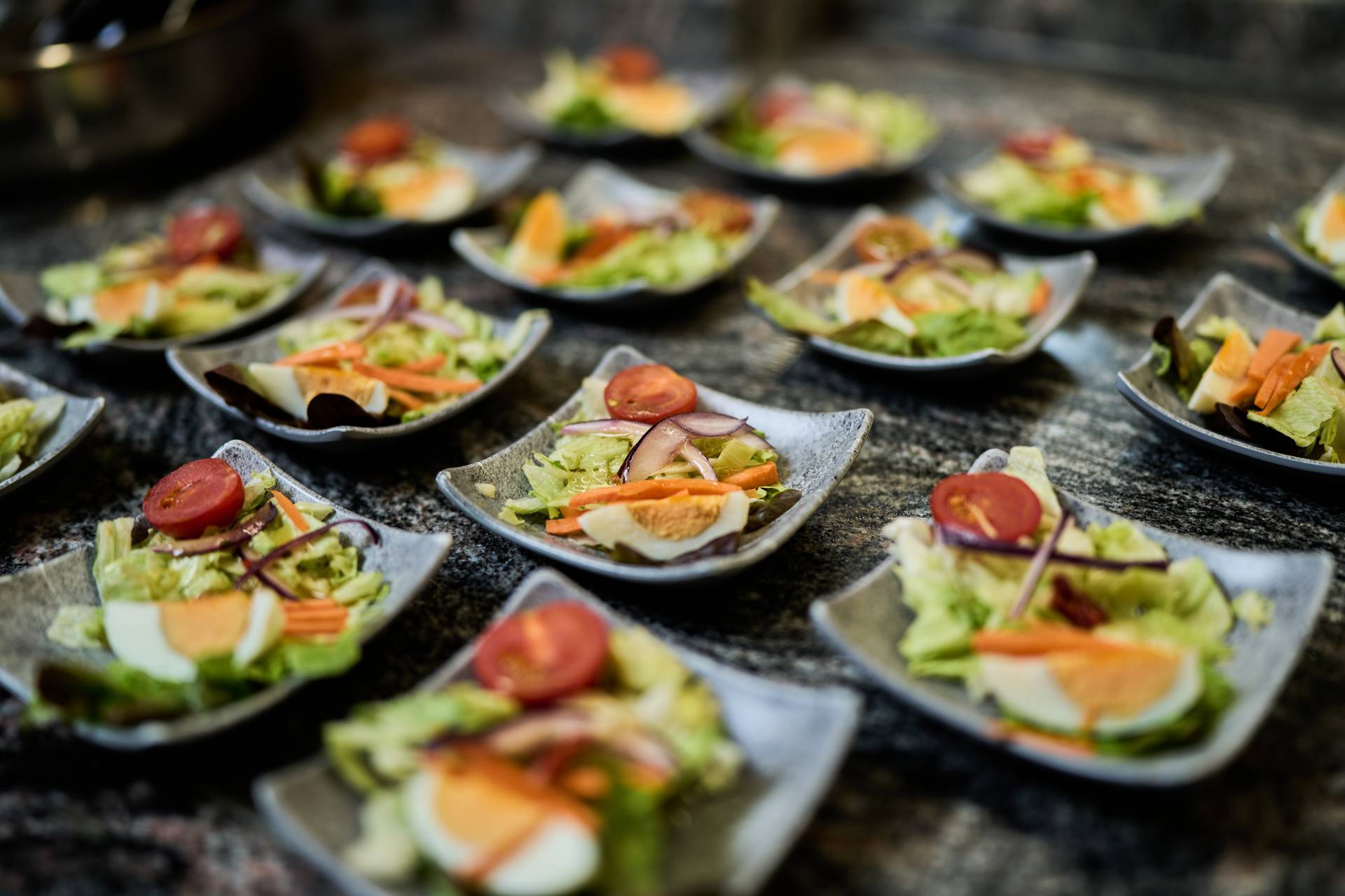Viele kleine Vorspeisen 