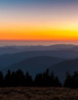 Sonnenaufgang am Feldberg