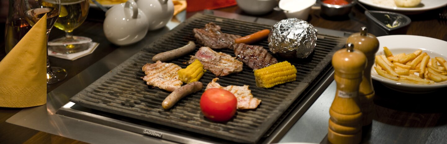 Grilltisch im Restaurant