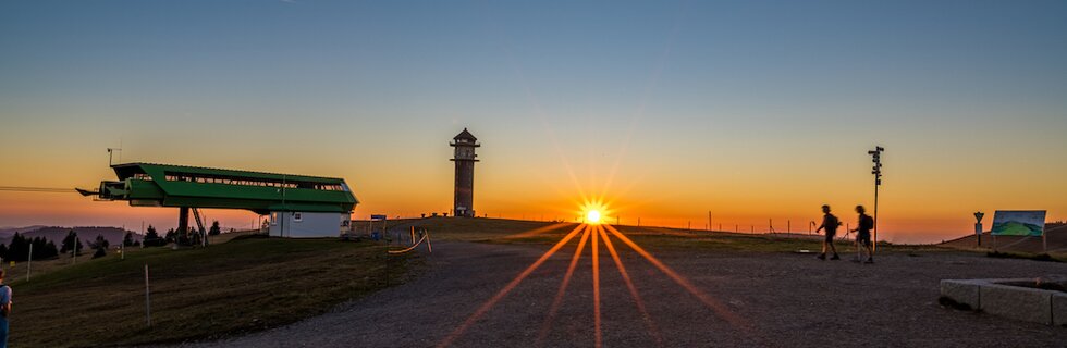 Sonnenuntergang am Feldberg