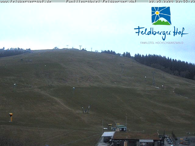 Snowkiten am Feldberg - Webcam Schneelage